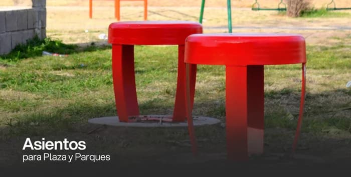 Asientos para plazas y parques